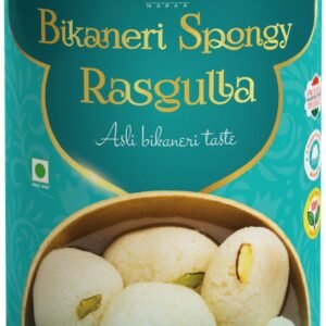 MAPAA Bikaneri Premium Spongy Rasgulla, Bikaneri Mithai, Ready to Eat Indian Desert 1 KG