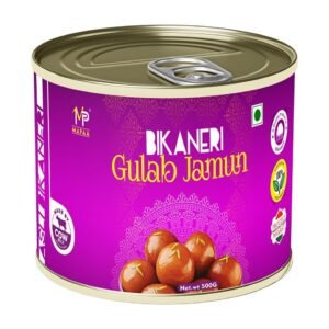 MAPAA Bikaneri Premium Desi Ghee Gulab Jamun Ready to Eat Indian Sweet / Mithai 500 GMS