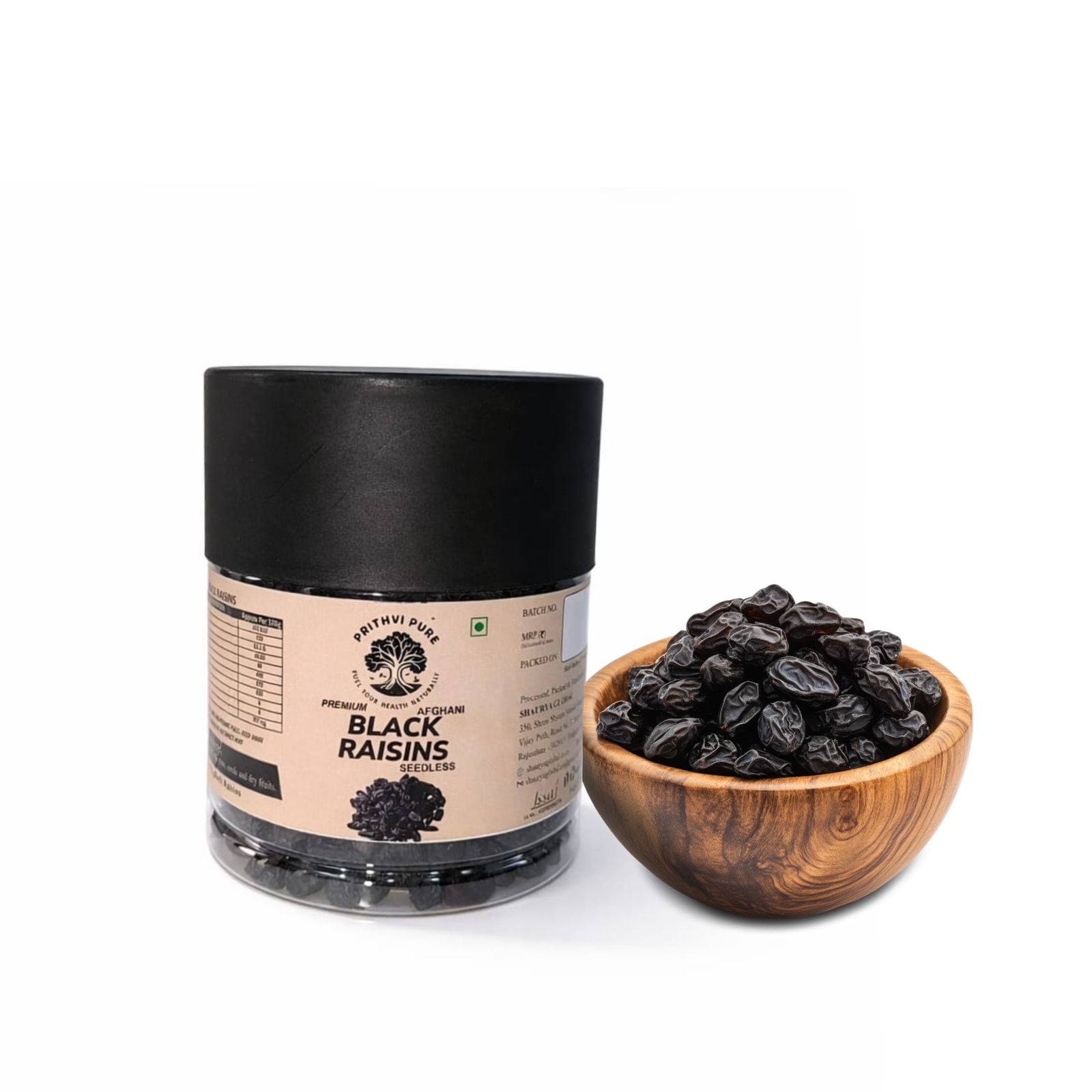 Natural Black Raisins 400gm |Kishmish High in Antioxidants, Naturally Sweet & tasty Black Kishmish Source Of Potassium, Healthy & Nutritious